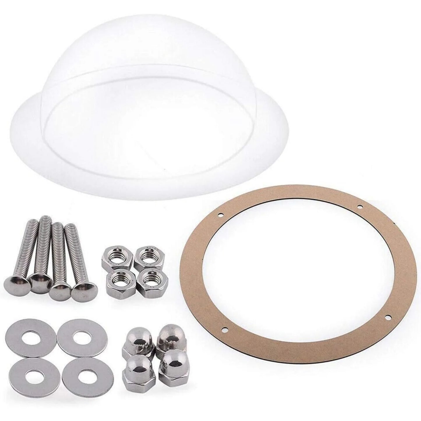 12.4" Round Clear Acrylic Portal for Dogs/Cats