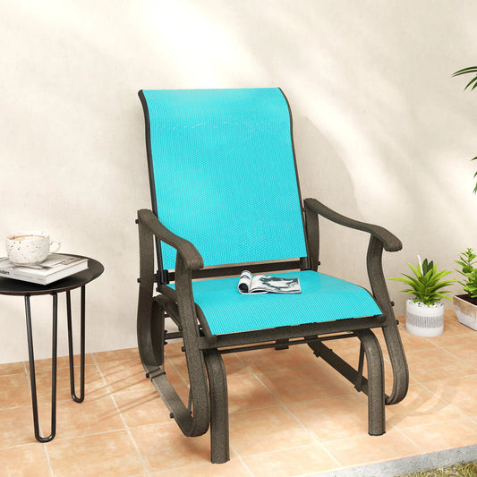 Outdoor Steel Rocking Glider Chair
