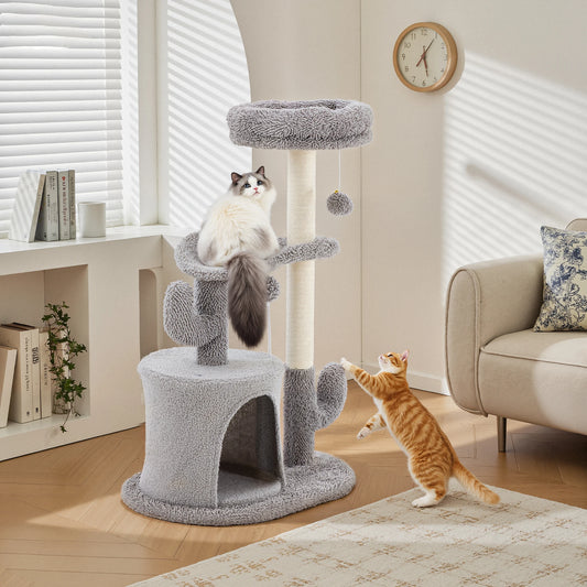 33 Inch Tall Multi-Level Cat Tree