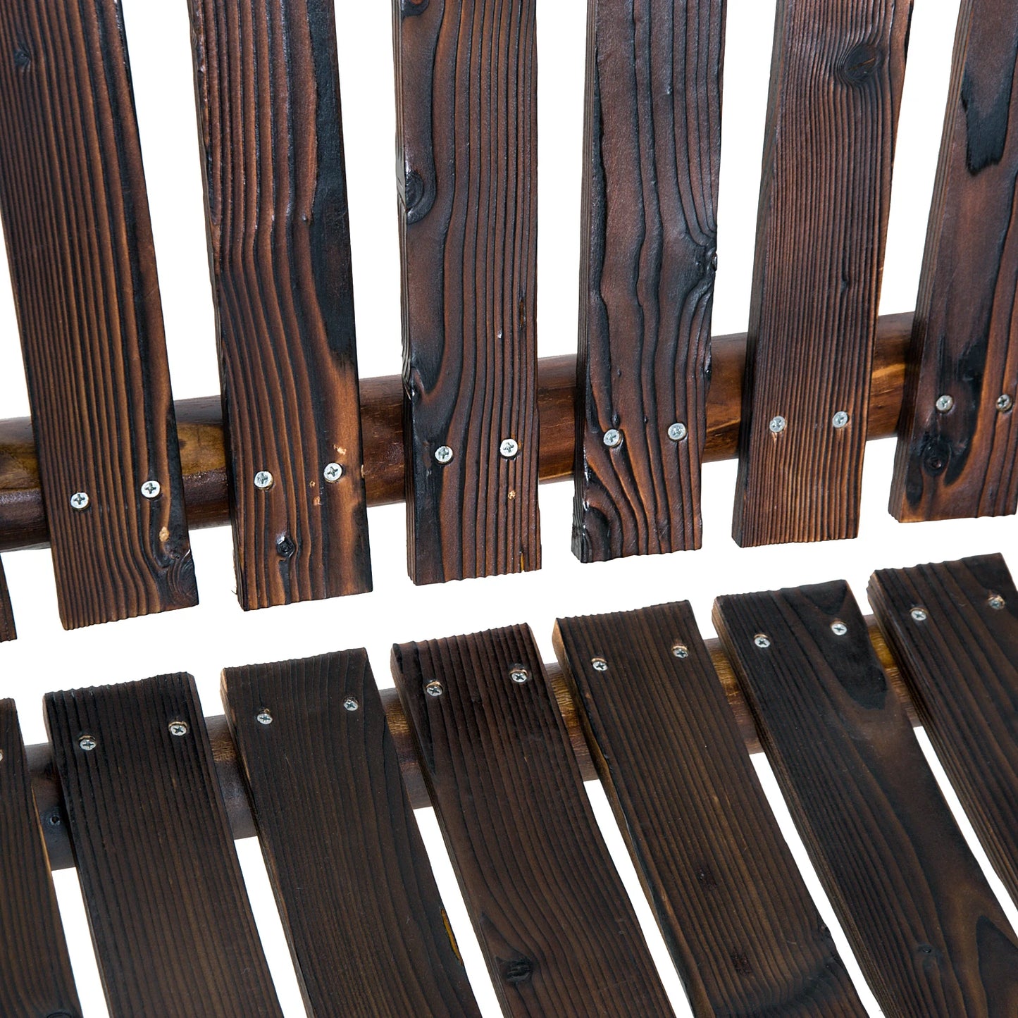 Wooden Adirondack Two Seat Rocker Loveseat