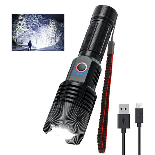 Rechargeable, Super Bright, LED Flash Light
