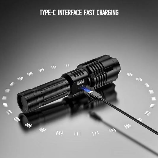 Rechargeable, Super Bright, LED Flash Light