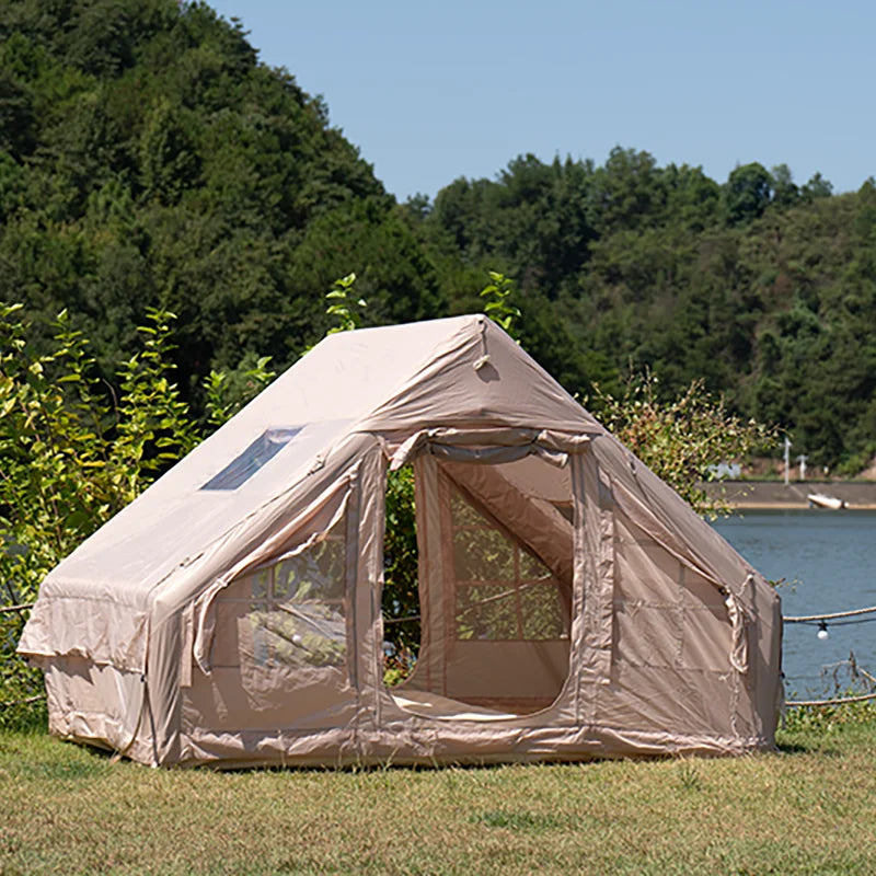 Easy Setup Inflatable Tent for Camping with Landscape Skylight