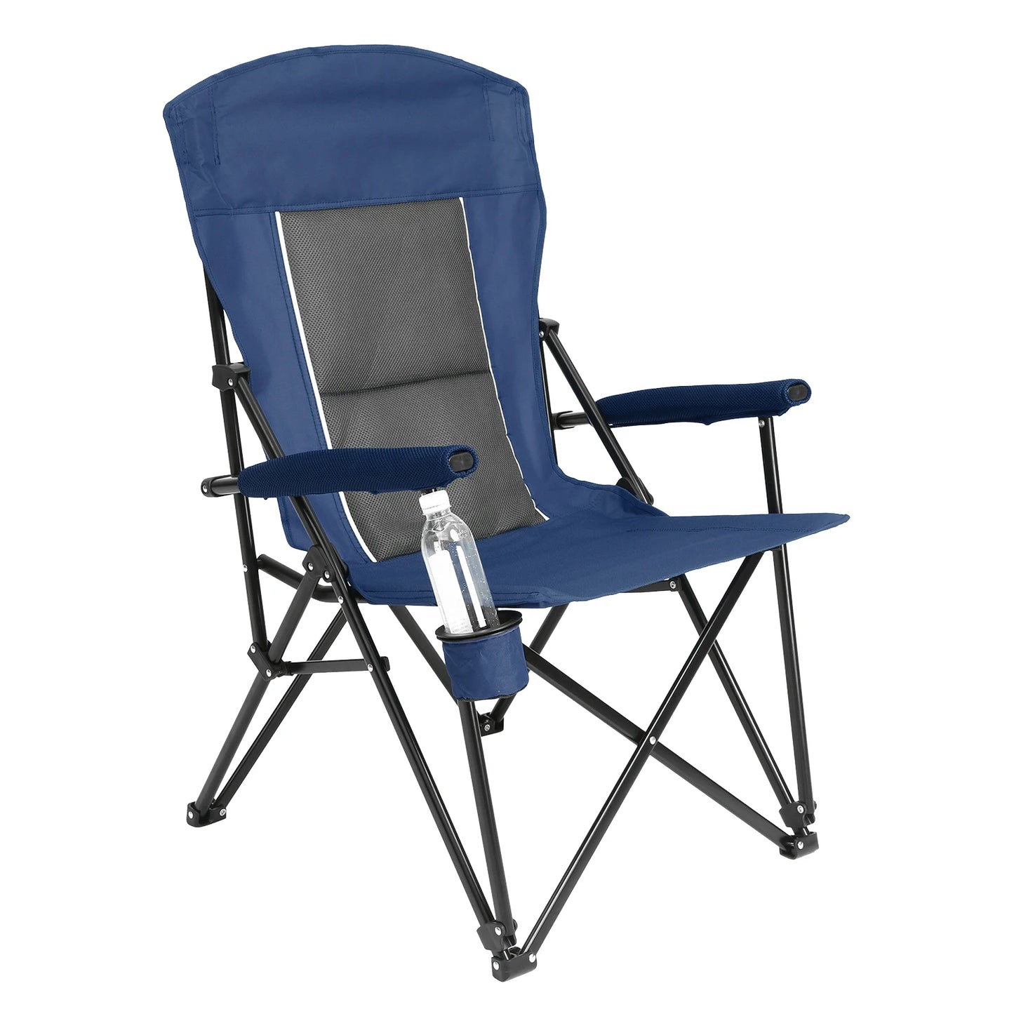 Portable, Folding, Outdoor Camping Chair With Armrests