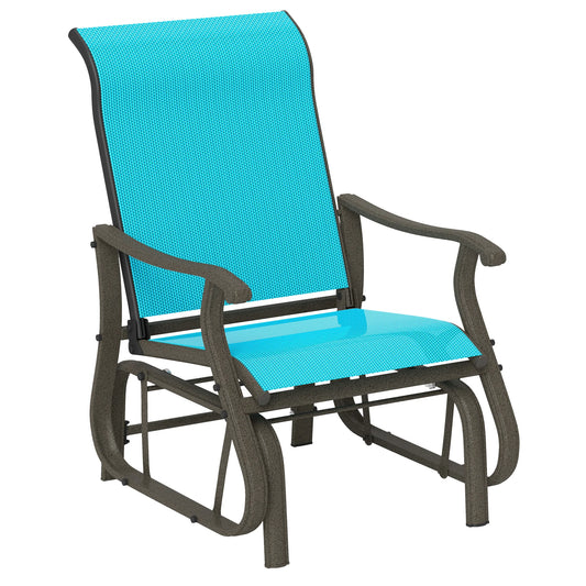 Outdoor Steel Rocking Glider Chair