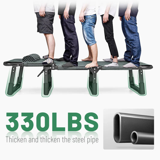 Portable, Lightweight, Foldable, Camping Bed For Adults