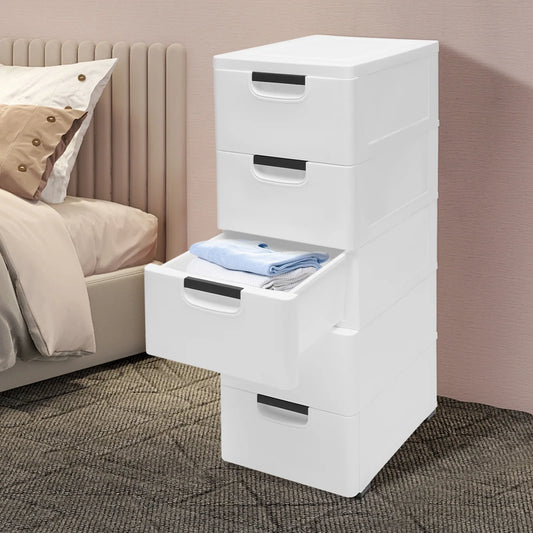 5 Drawer Stackable Vertical Clothes Storage Tower